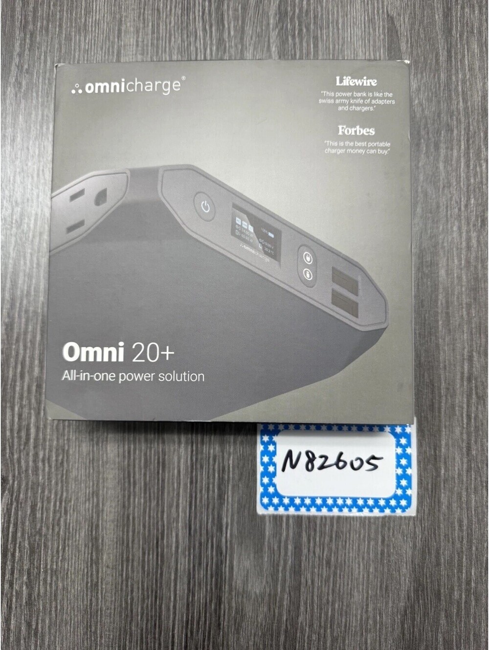 Omnicharge Omni 20+ 71Wh 100W Portable Power Bank AC USB-C